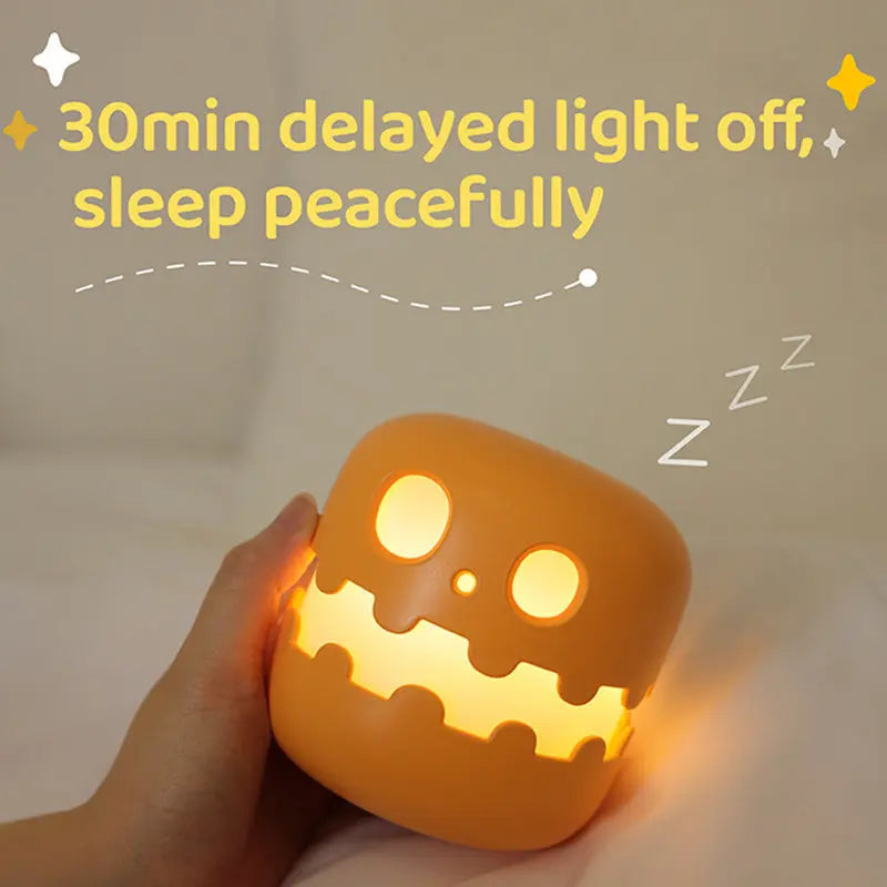 Pumpkin Lamp Bedside Halloween Funny Decoration Ambience Light For Bedrooms Living Room Decoration Kids Birthday Gift Halloween Decorations My Store