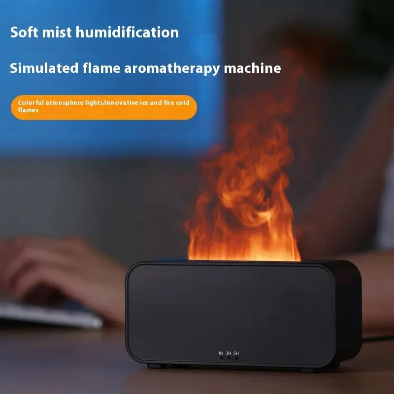 Timing Simulation Aroma Diffuser Usb Household Flame Humidifier  Aromatherapy Machine Spray Air Flame Humidifier Diffuser My Store